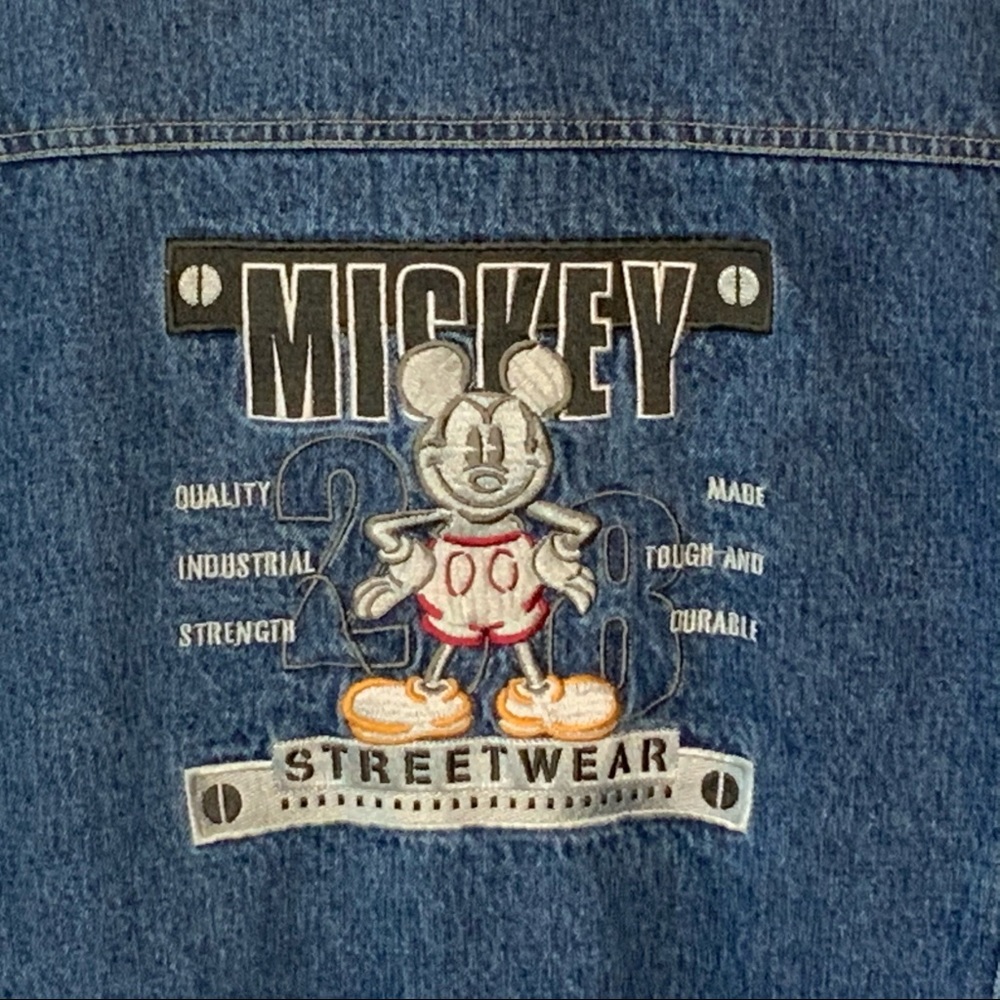 Mickey Streetwear Vintage Lined Denim Jacket